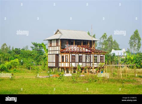Wood And Tin Houses Traditional House Of Bangladesh Village Houses In