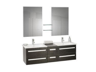 Zestaw mebli łazienkowych czarny MADRID Bathroom vanity Vanity