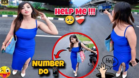 Cute Stranger Girl Asking For Lift 💫💞 Give Me Your Number📱😍 Cutegirl Youtube