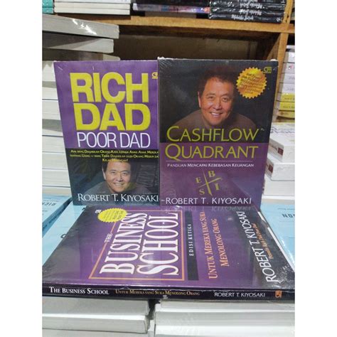 Jual Buku Paket 3 Motivasi Rich Dad Poordad Cashflow Quadrant The