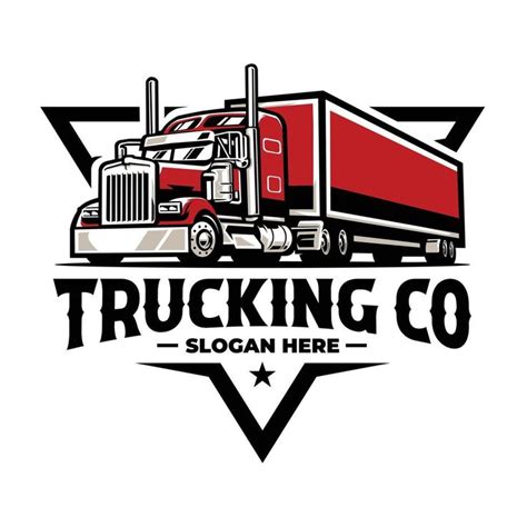 The Trucking Co Logo Is Shown On A White Background