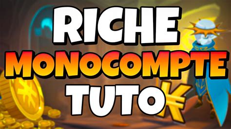 Tre Riche Sur Dofus En Monocompte Youtube