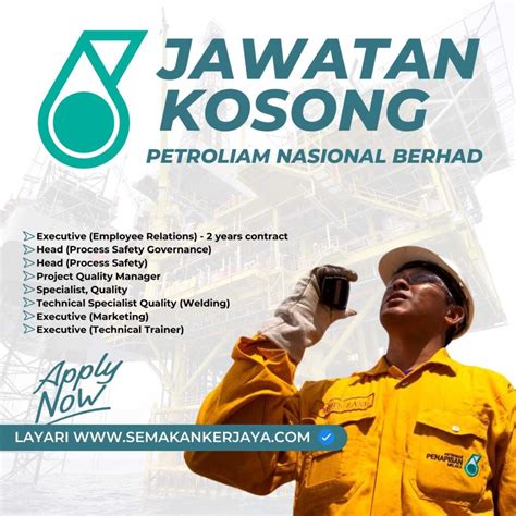 Iklan Jawatan Kosong Petronas Tahun Semakan Kerjaya