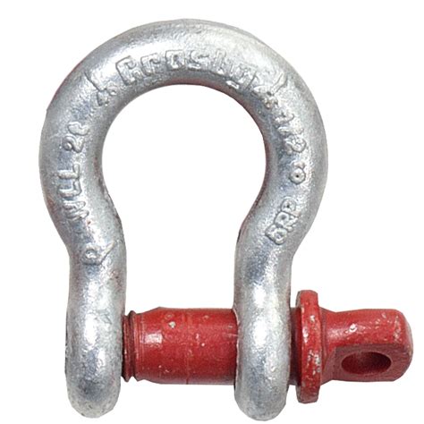 Crosby G 209 Galvanized Screw Pin Shackles Columbia Safety And Supply