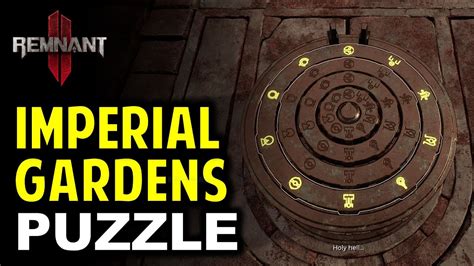 How To Solve Imperial Gardens Puzzle Remnant Youtube