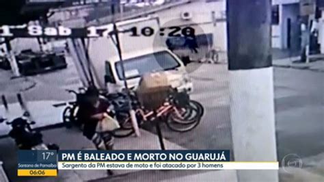 Vídeo Policial Militar é Morto No Guarujá Bom Dia Sp G1