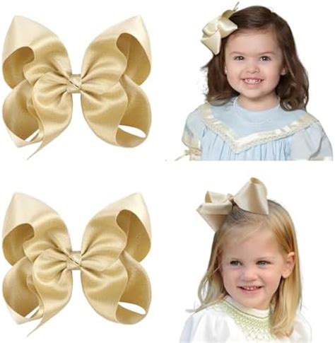 Amazon Baby Hair Bows Clips Fully Lined Grosgrain Boutique Solid