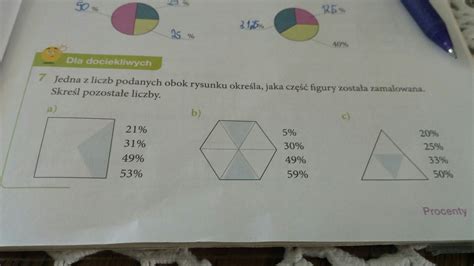 Jedna Z Liczb Podanych Na Obok Na Rysunku Okre La Jaka Cz Figury