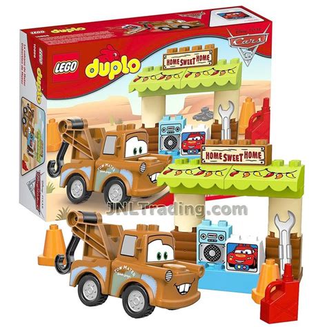 Lego Year 2017 Duplo Disney Pixar Car Series Set 10856 Maters Shed