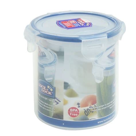 KOREA Lock Lock Food Container 700ml LocknLock Round Airtight Container