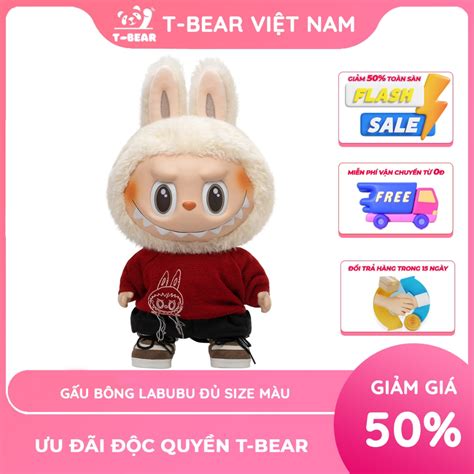 Gấu bông Labubu cao cấp T Bear Thú Nhồi Bông Qua Tặng Labubu Siêu Hot