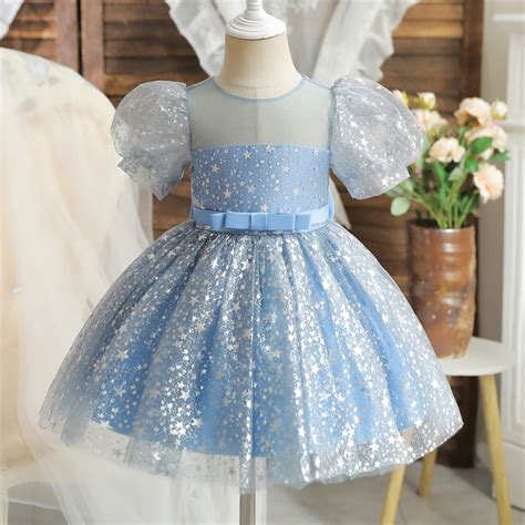 Vestido de princesa con lazo para niñas y bebés tutú de encaje con