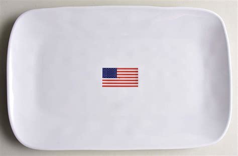 American Flag 14 Rectangular Melamine Platter By Williams Sonoma