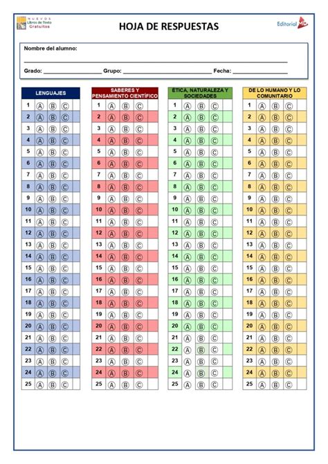 Examen Primer Trimestre Quinto Grado 2024 2025 NEM