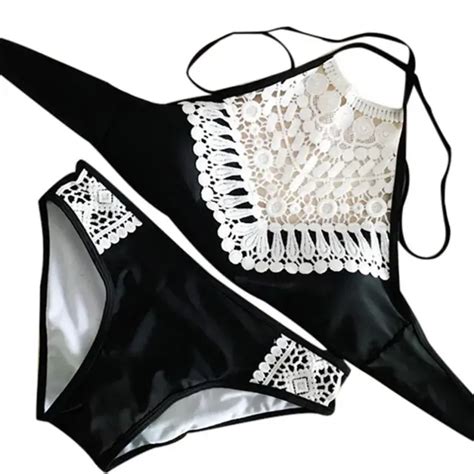 Sexy Bikini Set Micro Women S Swimsuits High Neck Summer Hot Sexy Women S Lace Swimsuit Bikini