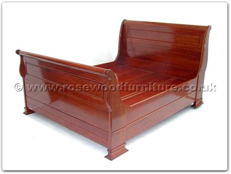 Rosewood Sleigh Bed Plain Ffsleigh1