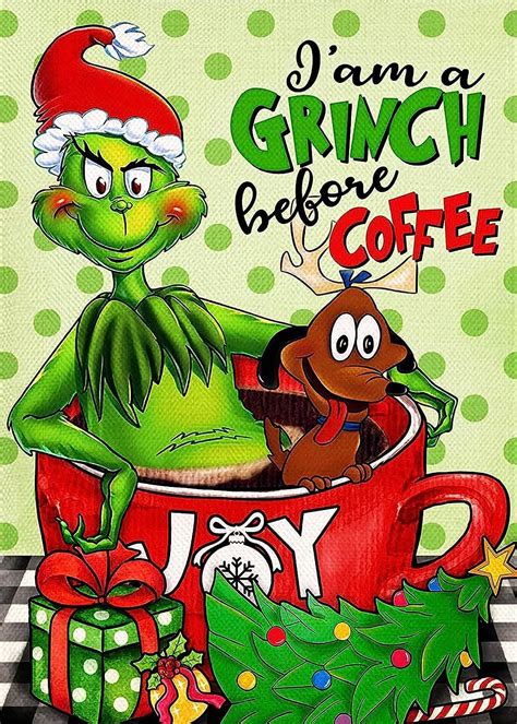 Clendo Christmas Diamond Painting Kits For Adults Grinch Diamond Art