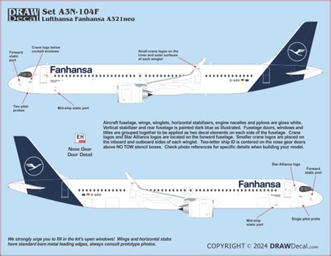 Lufthansa Fanhansa A Neo Released Draw Decal