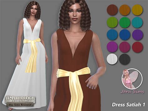 The Sims Resource Simythology Dress Satiah