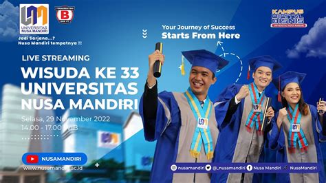 Wisuda Ke Universitas Nusa Mandiri Sesi Siang Youtube