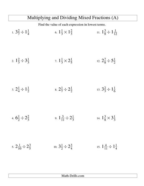 Multiplying And Dividing Negative Fractions