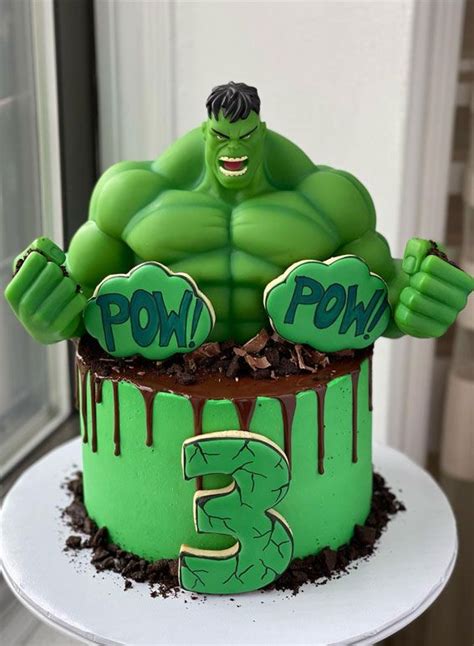 Smashingly Delicious 15 Incredible Hulk Birthday Cake Ideas In 2024