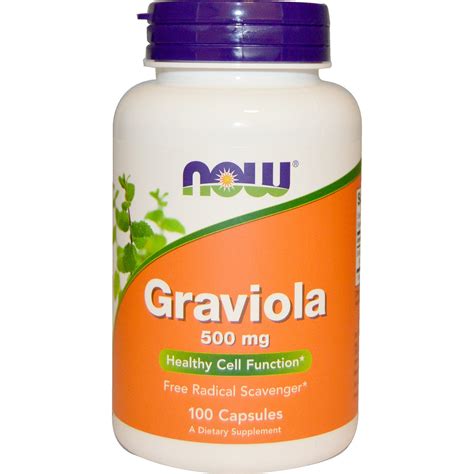 Now Foods, Graviola, 500 mg, 100 Capsules - iHerb.com