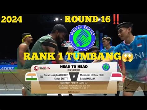 MD Rankireddy Shetty IND VS Fikri Maulana INA ALL ENGLAND 2024