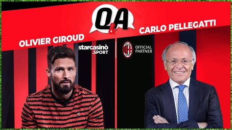 Carlo Pellegatti Intervista Olivier Giroud Youtube