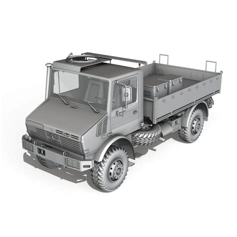 Mercedes Benz Unimog U1300l 3d Model Flatpyramid