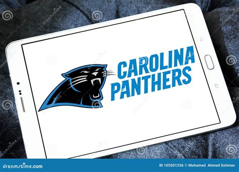 Logotipo Americano Del Equipo De F Tbol De Carolina Panthers Foto