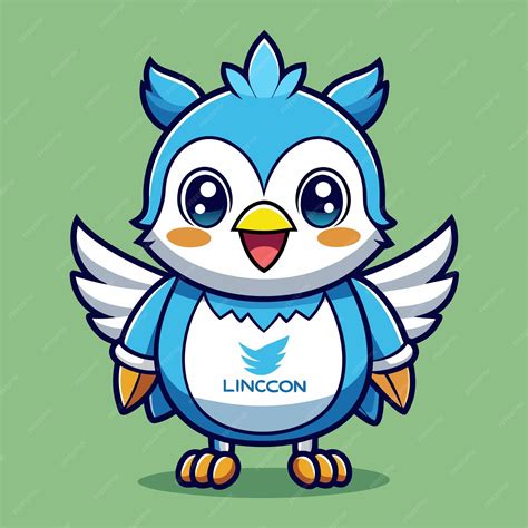 Premium Vector Cute Bird Mascot Logo Vector