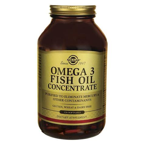 Solgar Omega Fish Oil Concentrate Sgels Swanson Health Products