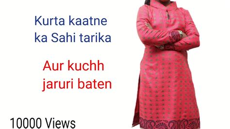 Kurti Suit Cutting And Stitching Full Tutoril Step By Step Kameez Kurte