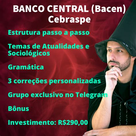 Reda O Banco Central Bacen Passo A Passo Banca Cebraspe