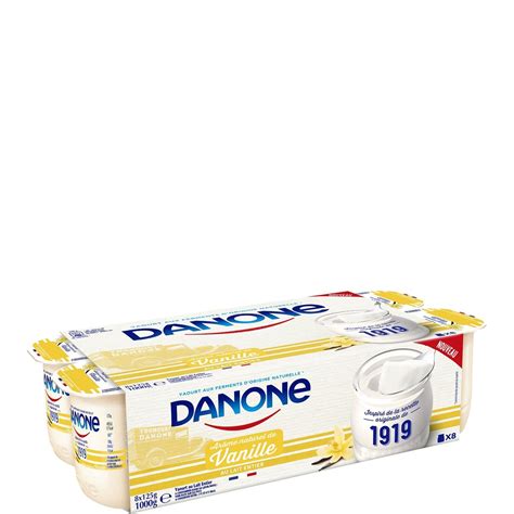 Danone Yaourt à La Vanille 8x125g Pas Cher Auchanfr