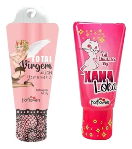 Kit Hot Flowers Total Virgem E Gel Excitante Xana Loka Sabor Neutro MercadoLivre