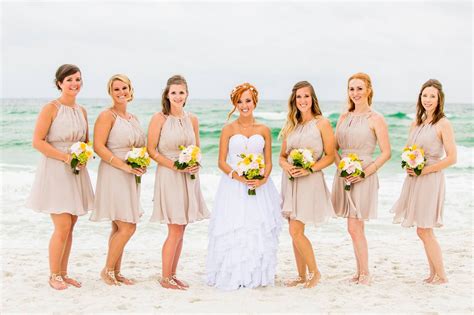 Beach Wedding Photo Bridesmaids Beach Wedding Photos Bridesmaid