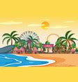 Isolated Hot Spring On White Background Royalty Free Vector