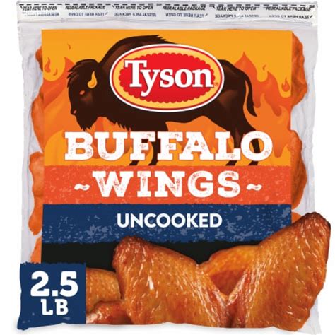 Tyson Buffalo Frozen Chicken Wings 2 5 LB Kroger