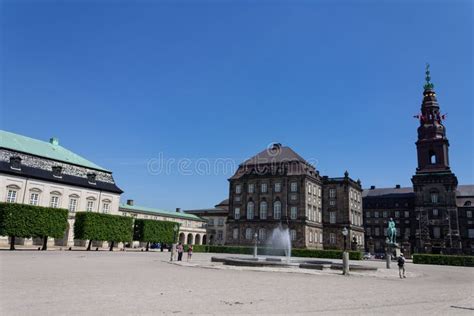 Beautiful Danish Parliament Building In Copenhagen In The Daylight Denmark Editorial Stock