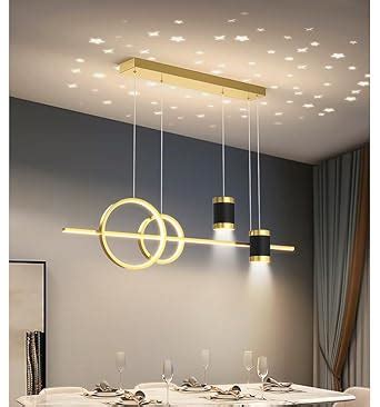 Buy Citra Led Gold Black Body Linear Led Chandelier Light Hanging