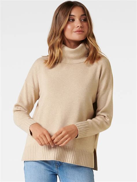 Buy Forever New Women Beige Solid Pullover Sweater Sweaters For Women 13168322 Myntra