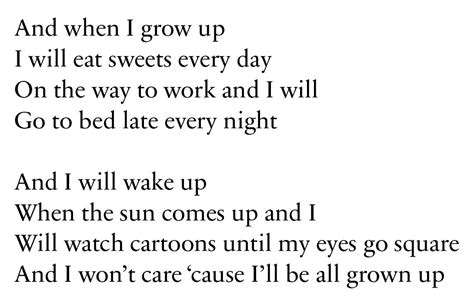 When I Grow Up Lyrics From Matilda - LYURIVAC