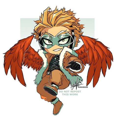 Hawks Boku No Hero Academia BNHA MHA Hero Chibi My Hero Academia Manga