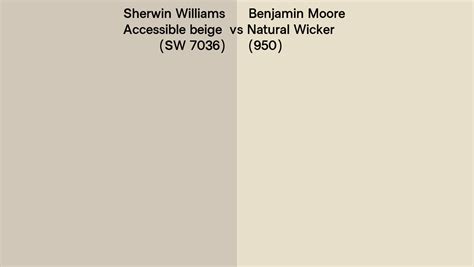 Sherwin Williams Accessible Beige Sw Vs Benjamin Moore Natural