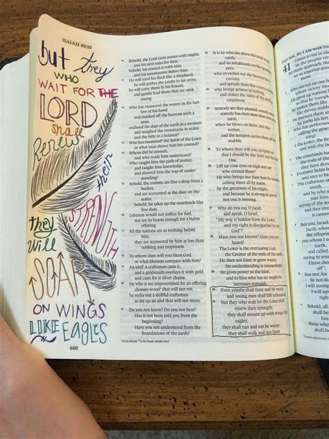 Isaiah 4031 Journal Bible Isaiah Bible Bible Art Journaling