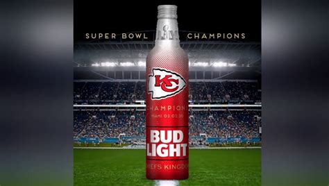 Bud Light Releasing Special Edition “chiefs Kingdom” Bottles After Chiefs Win Super Bowl