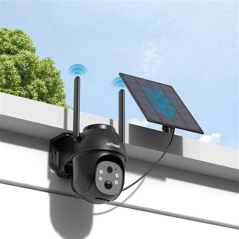 Iegeek G Lte Security Camera Outdoor Battery Wireless Cctv Solar Panel