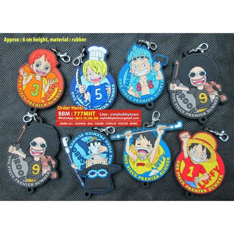 Jual Gantungan Kunci Karet One Piece Satuan Luffy Shopee Indonesia